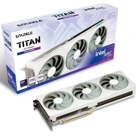 Sparkle Intel Arc B580 Titan Luna OC Edition 12GB GDDR6 Sparkle Intel Arc B580 Titan Luna OC Edition 12GB GDDR6